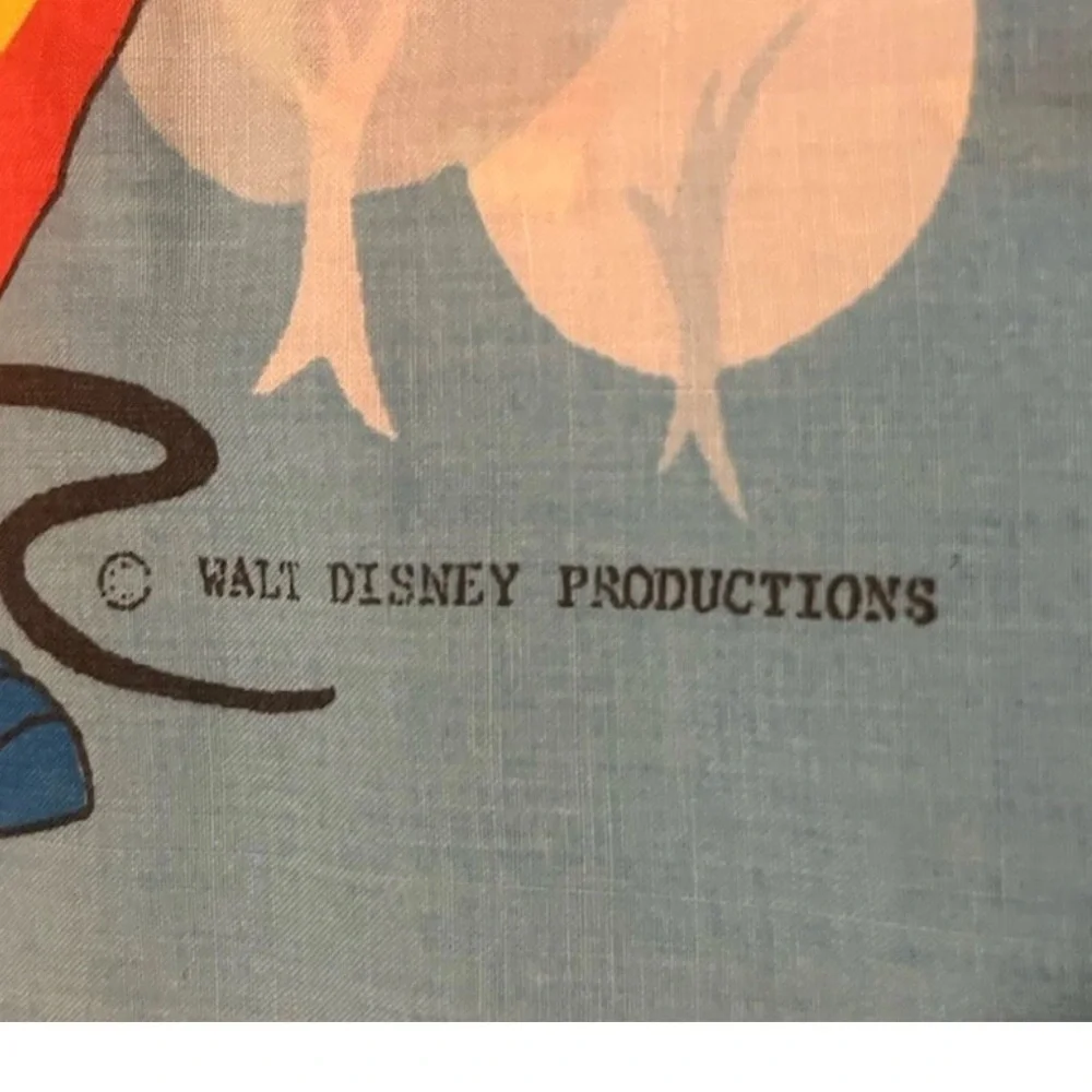 VTG Walt Disney Production Double Sided Pillow Case